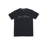 A.r.m.a.n.i emb T Shirt- charcoal grey - brandahub