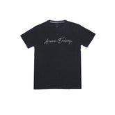 Brandahub T-shirts A.r.m.a.n.i emb T Shirt- charcoal grey