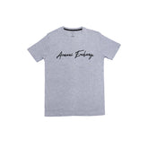 Brandahub T-shirts A.r.m.a.n.i emb T Shirt-light heather grey