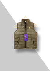 polo kids half sleeve puffer olive green - brandahub