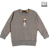 polo bear kids sweartshirt grey - brandahub