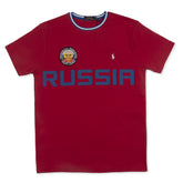 PRL country T Shirt- RUS Red - brandahub