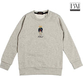 Brandahub SWEARTSHIRT polo bear kids sweartshirt light grey