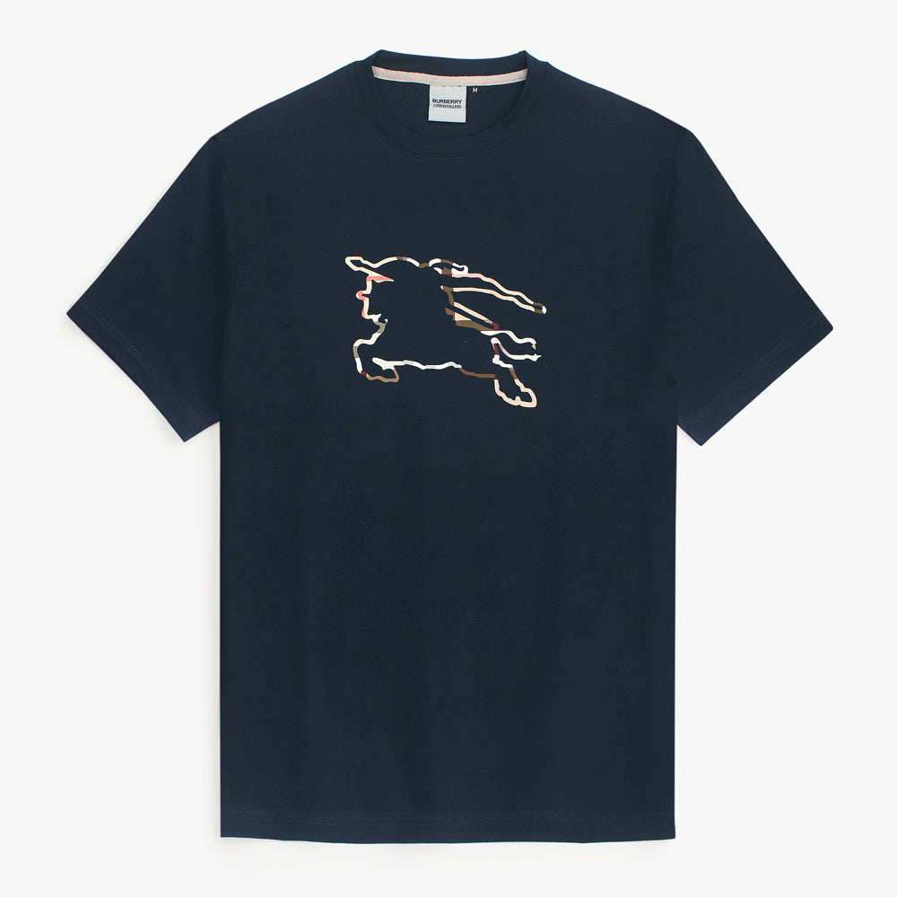 BB Printed tshirt-navy blue