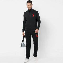 Rl Interlock Tracksuit (black)