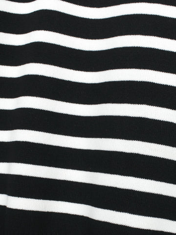 The Riviera Half-Zip Striped Knit Set