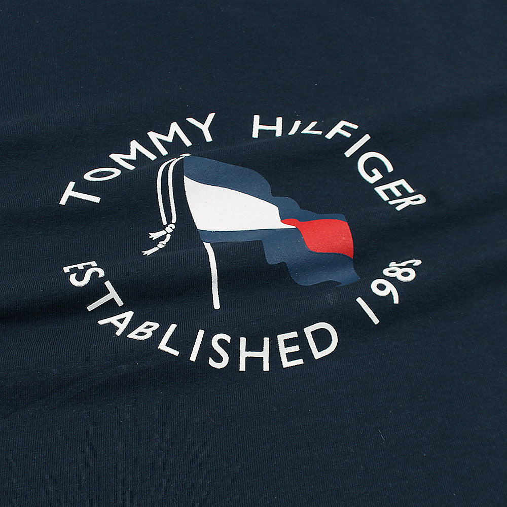 TH Printed tshirt-navy blue