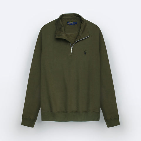 The RL Fleece Sweatshirt (olive green)