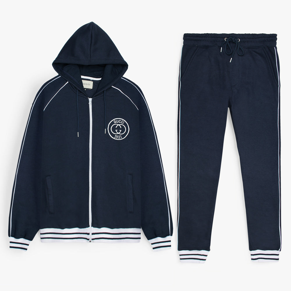 Gu Fleece Tracksuit (Navy Blue)