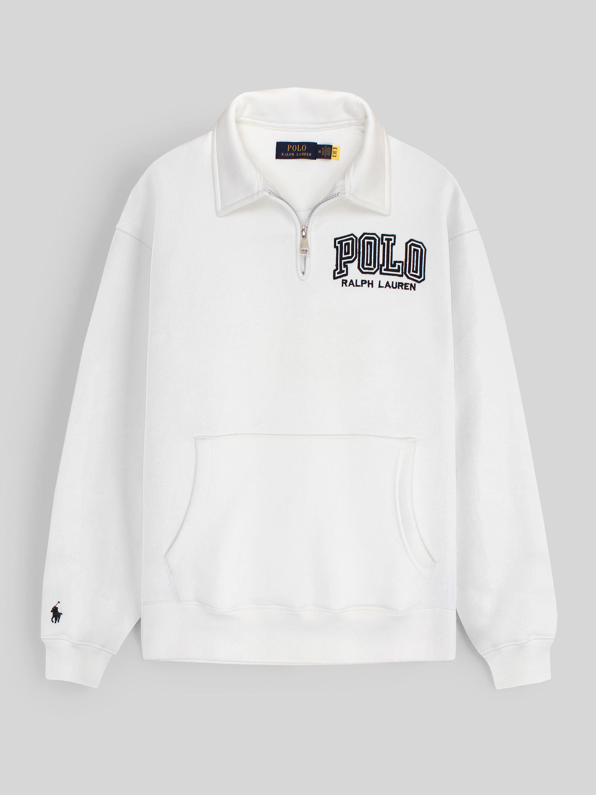 The RL Polo Fleece Sweatshirt (white)