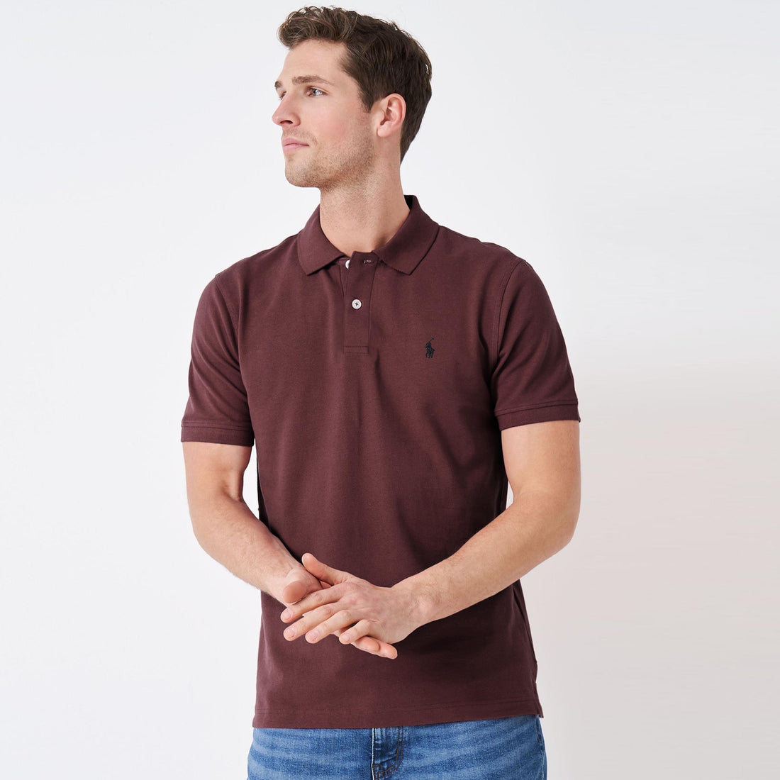 RL small pony polo-maroon