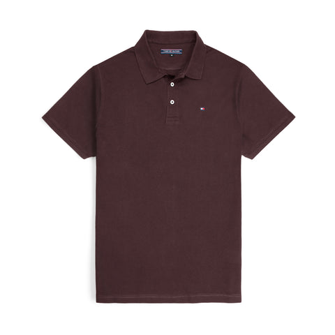 Th new polo-maroon