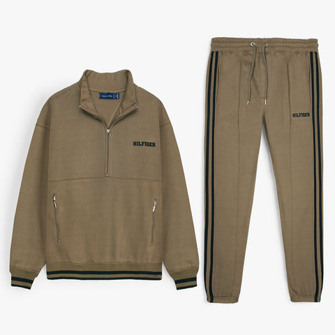 Th Fleece Tracksuit (Brown)