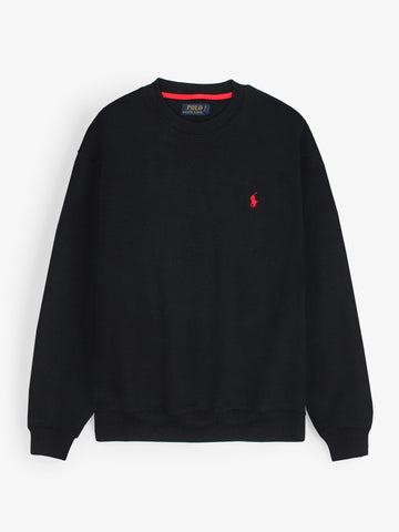 The RL Fleece Sweatshirt (black) unisex