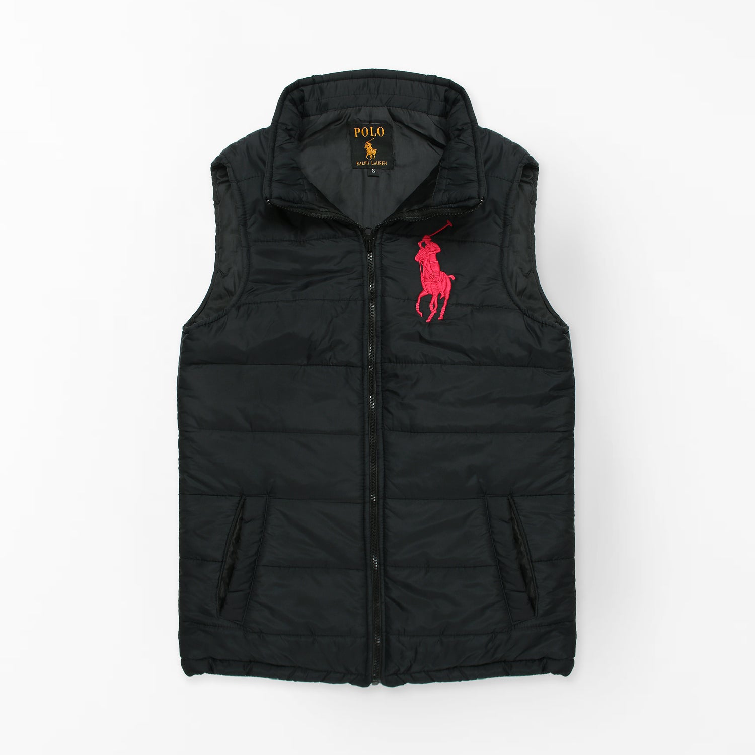 PRL Puffer Black with Big Pony