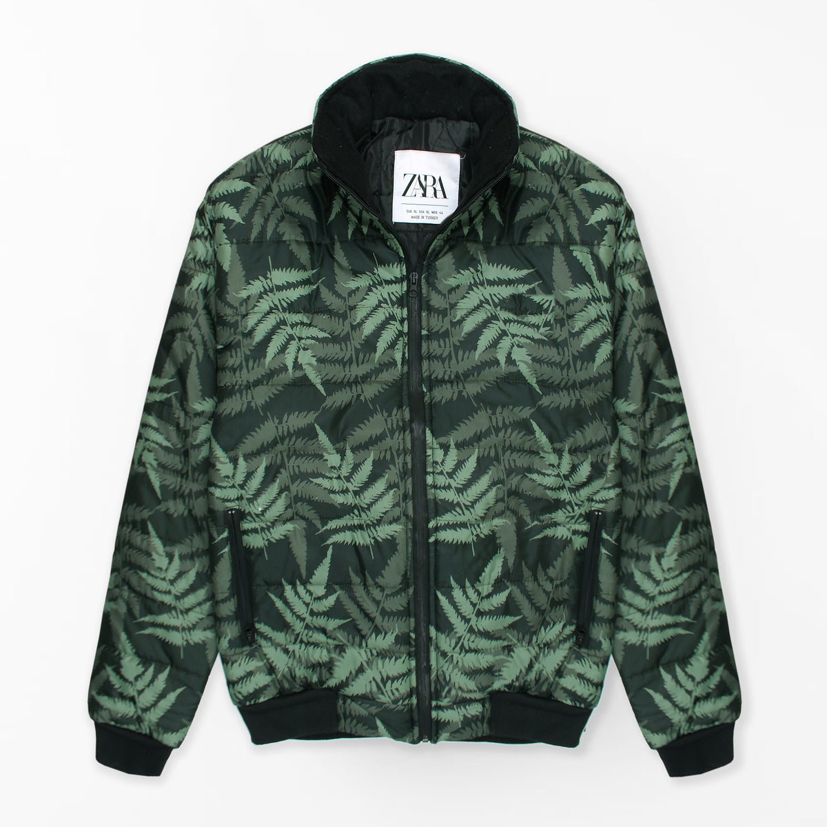 ZR PUFFER GREEN PRINTED - brandahub