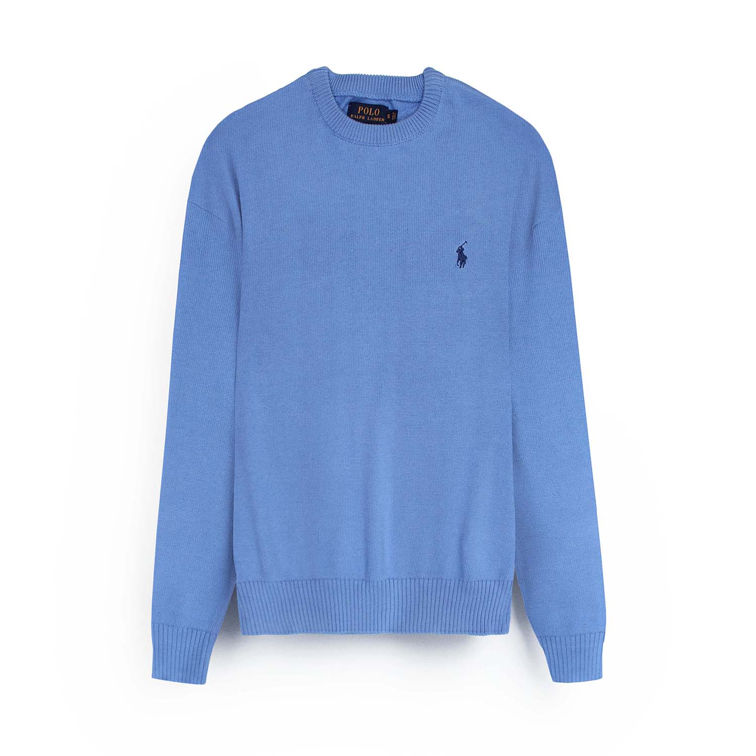 RL Crew neck Cotton Sweater (sky blue)