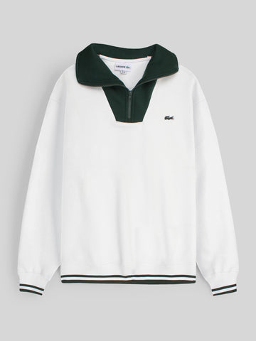 Premium Lst zipper sweatshirt (White)
