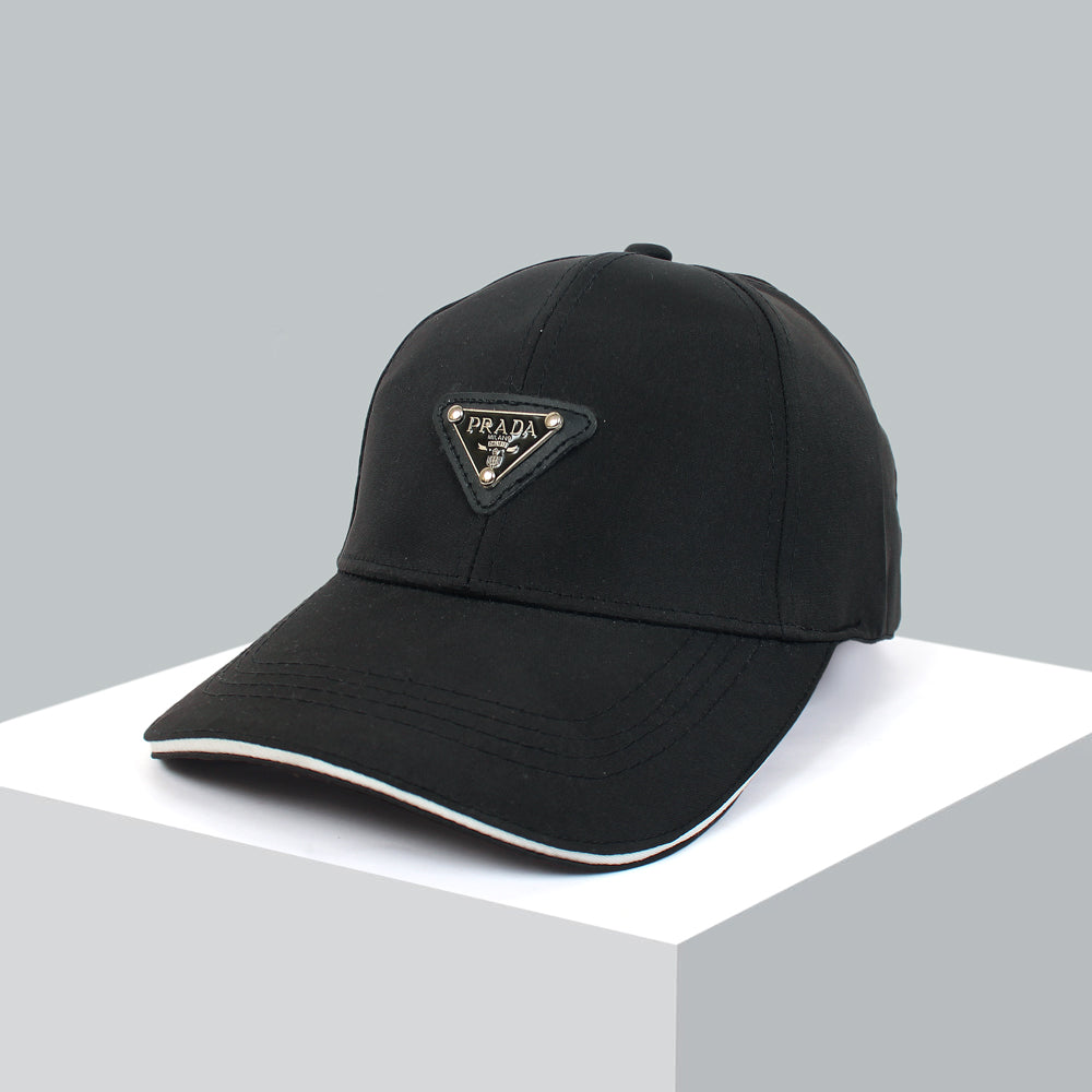 P.R.A.D.A Cap black with white