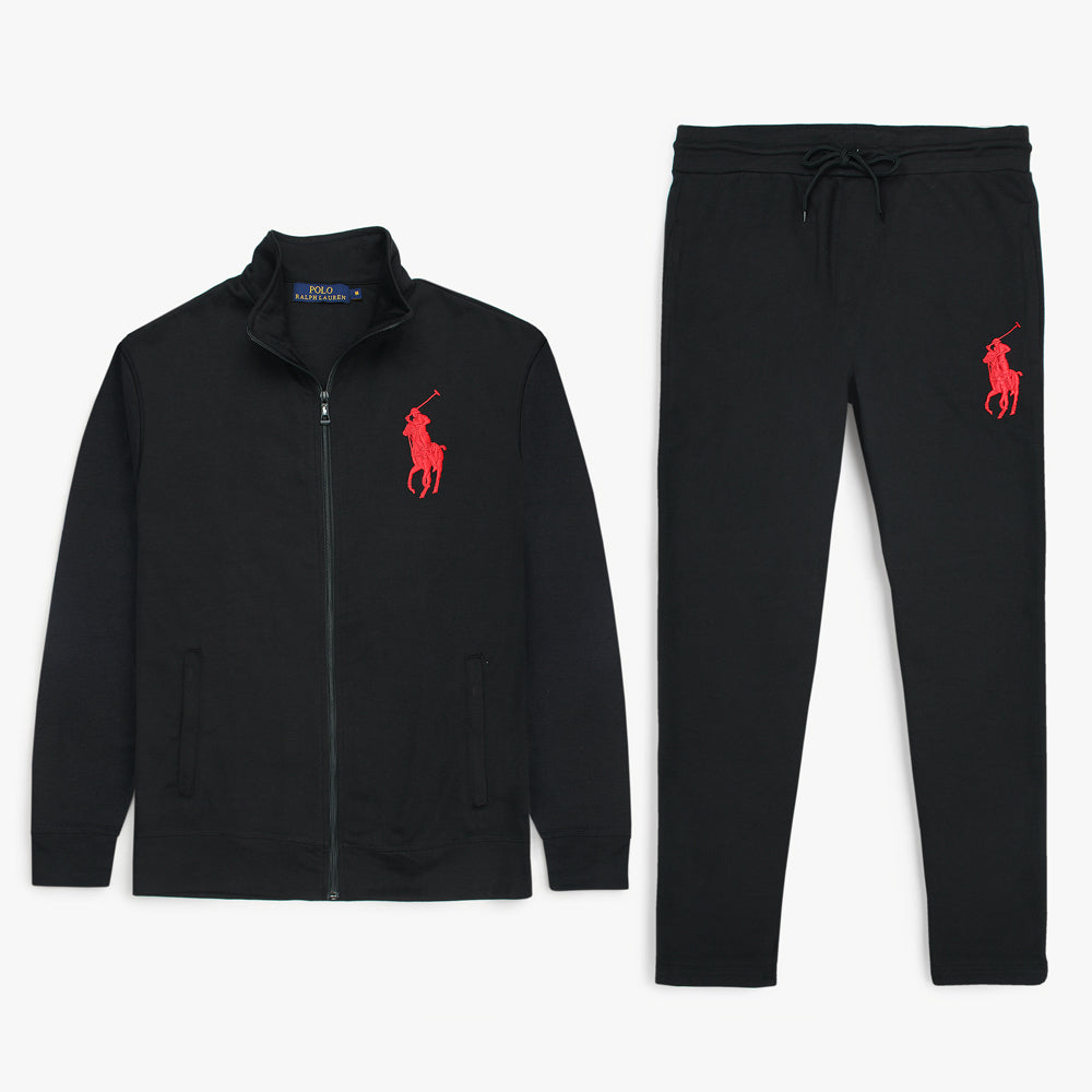 Rl Interlock Tracksuit (black)