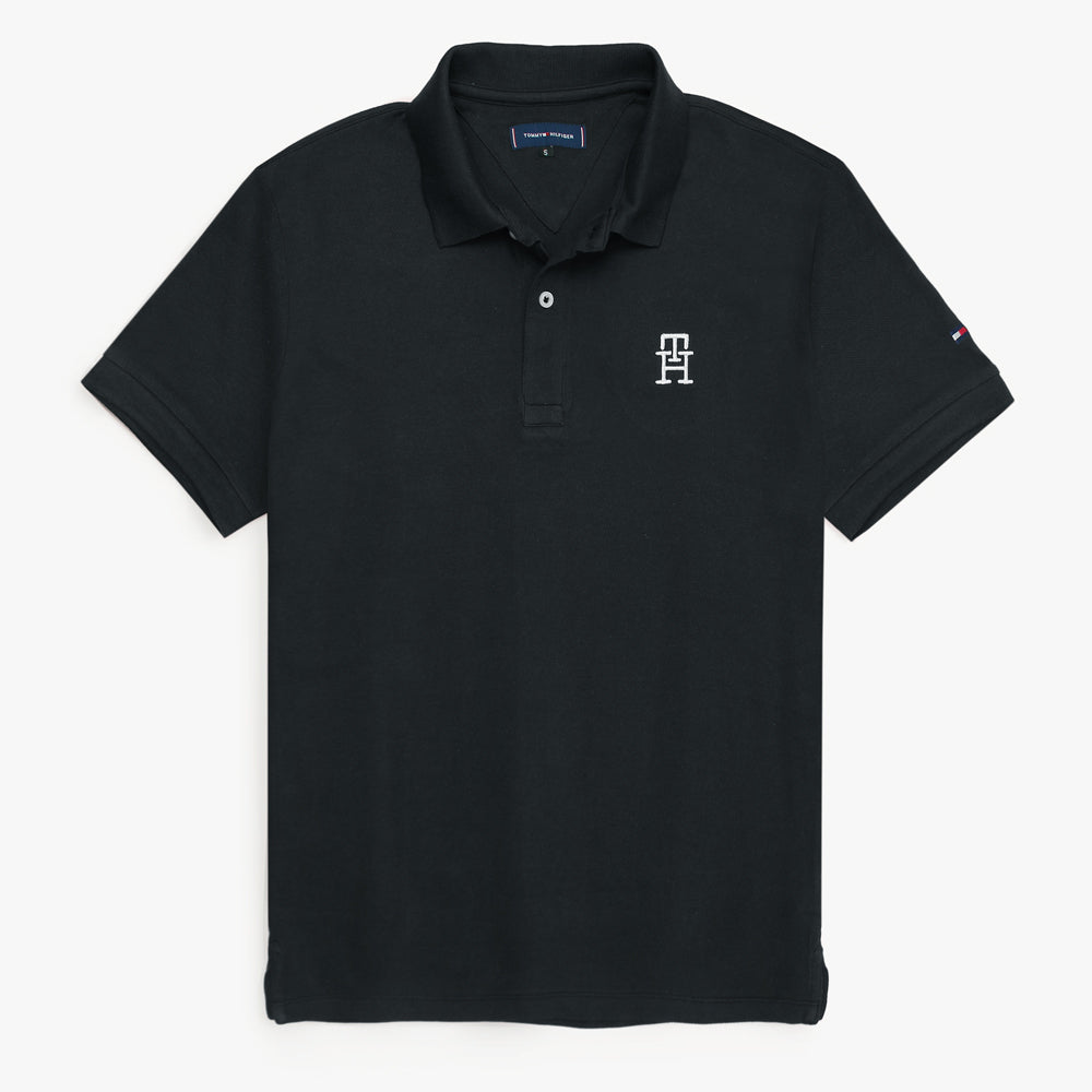 T-H logo polo (Black)