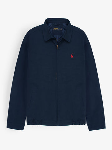PRL Cotton Twill Jacket (collar) (Navy blue) - brandahub