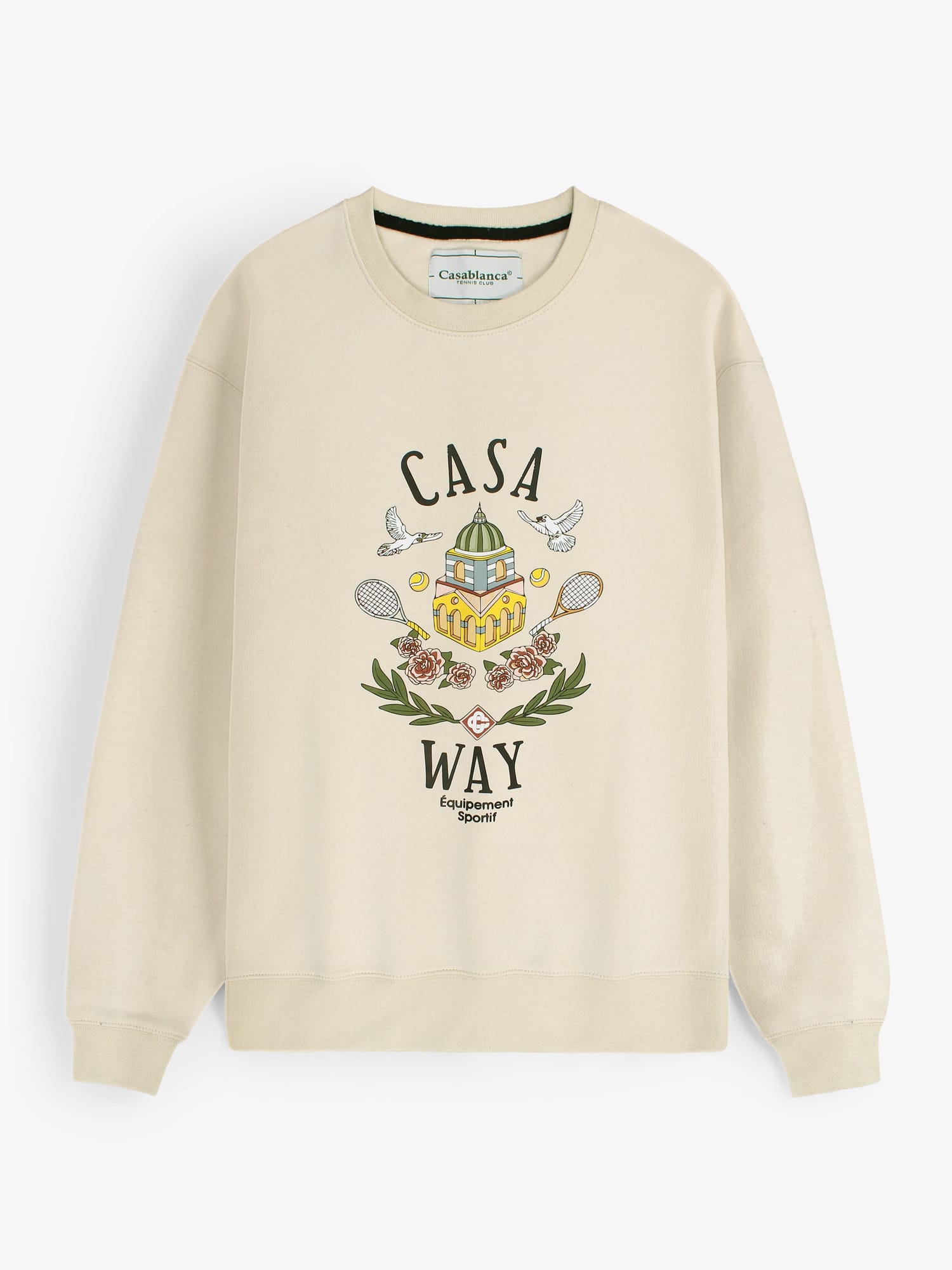 Brandahub sweartshirts The Cb Fleece Sweatshirt (beige) unisex
