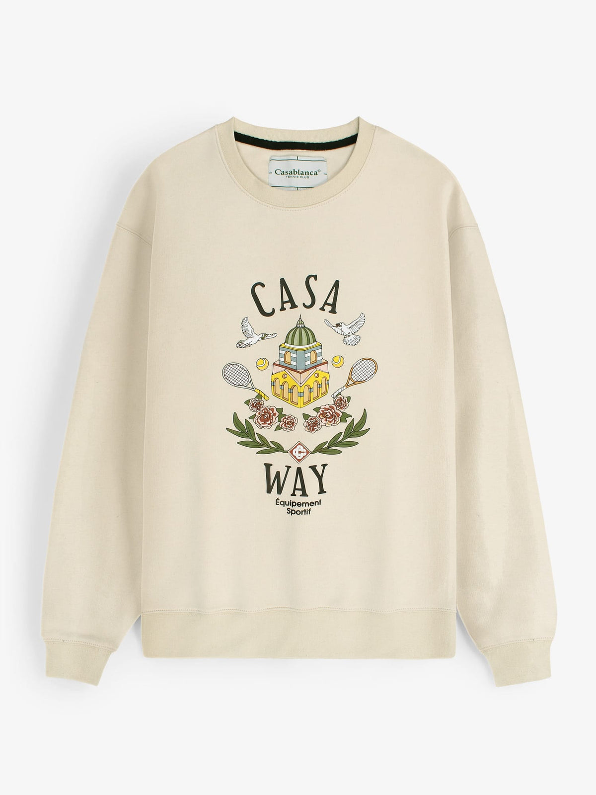 Brandahub sweartshirts The Cb Fleece Sweatshirt (beige) unisex