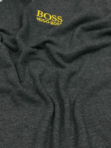 HB POLO DARK HEATHER GREY - brandahub
