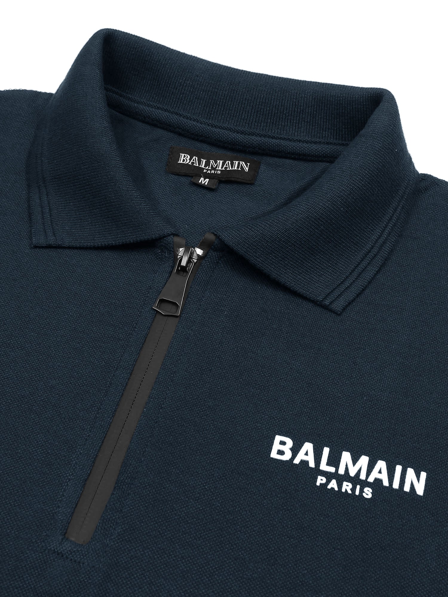 blm polo-navy blue