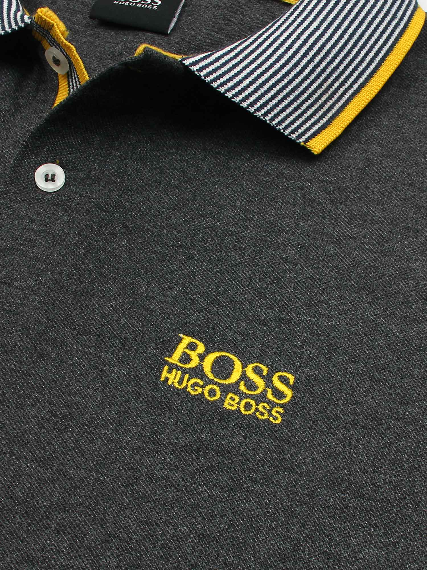 HB POLO DARK HEATHER GREY - brandahub