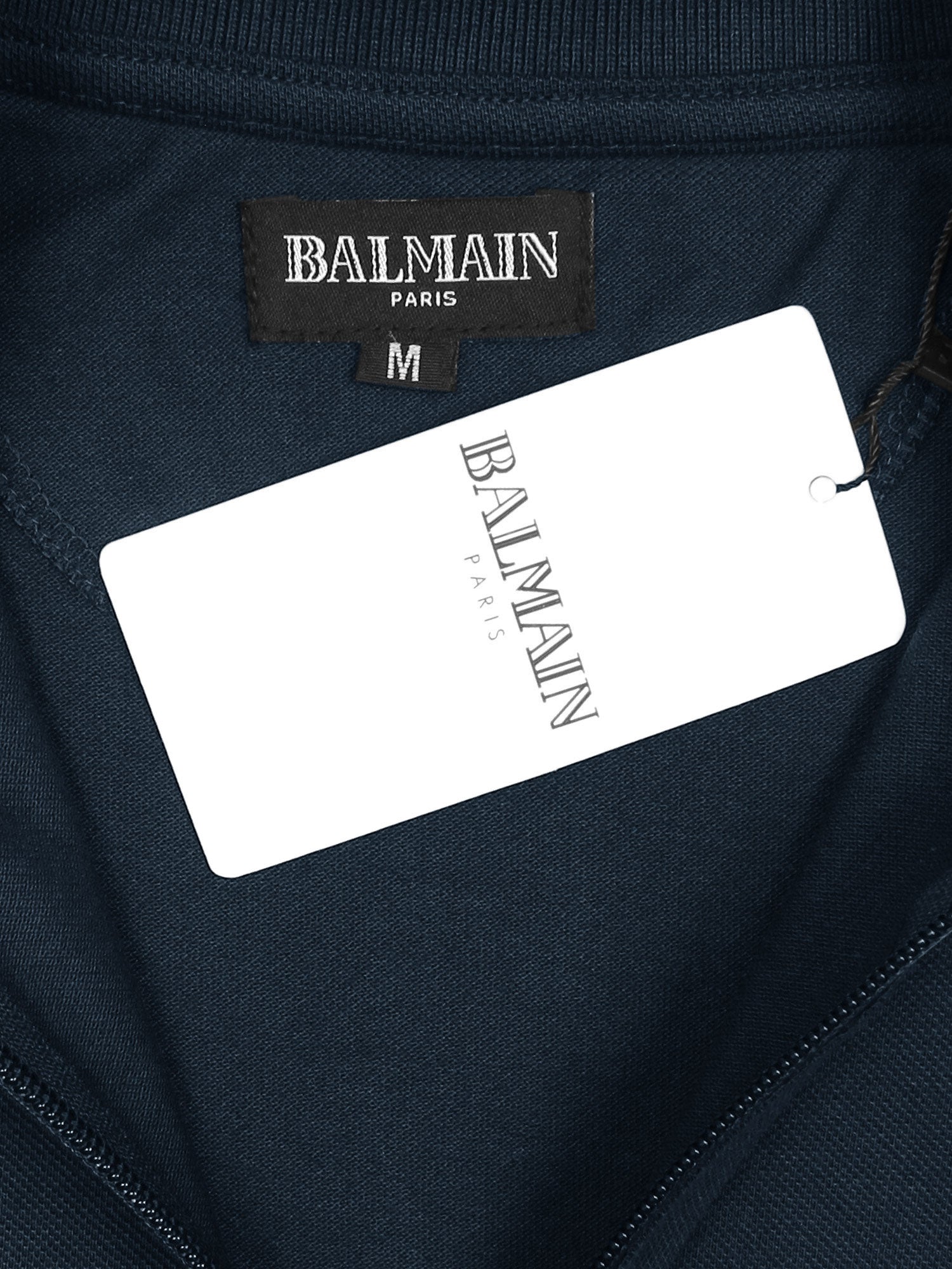 blm polo-navy blue
