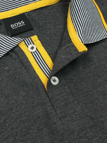 HB POLO DARK HEATHER GREY - brandahub
