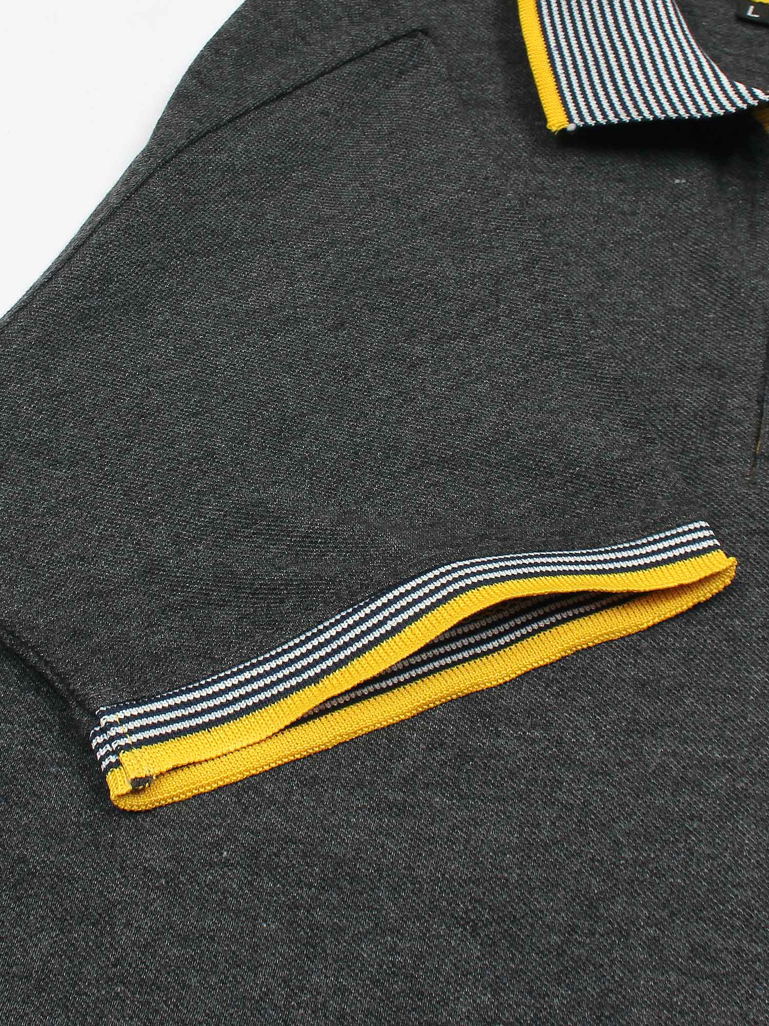 HB POLO DARK HEATHER GREY - brandahub