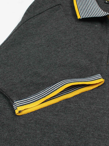 HB POLO DARK HEATHER GREY - brandahub