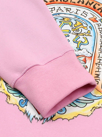 Brandahub sweartshirts The Cb Fleece Sweatshirt (Pink) unisex