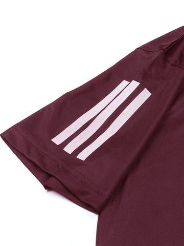 Brandahub T-shirts premium Ads dri-fit t-shirt (maroon)