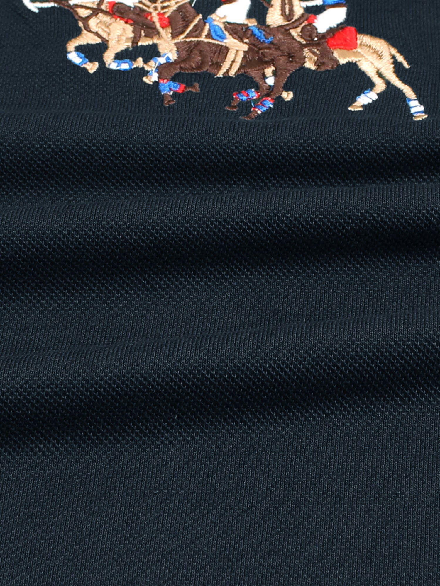 RL triple pony polo-Navy blue