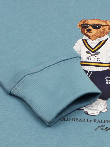 premium Rl Bear Fleece sweatshirt (sky blue)
