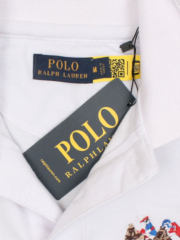 RL triple pony polo-white