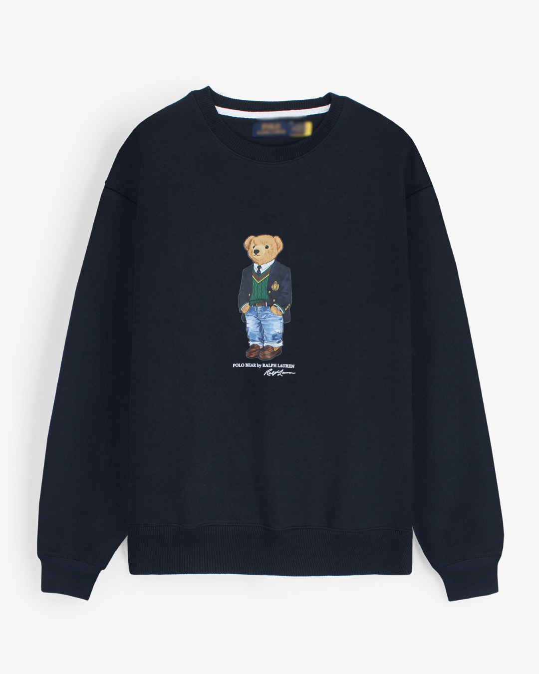 premium Rl Bear Fleece sweatshirt (navy blue)