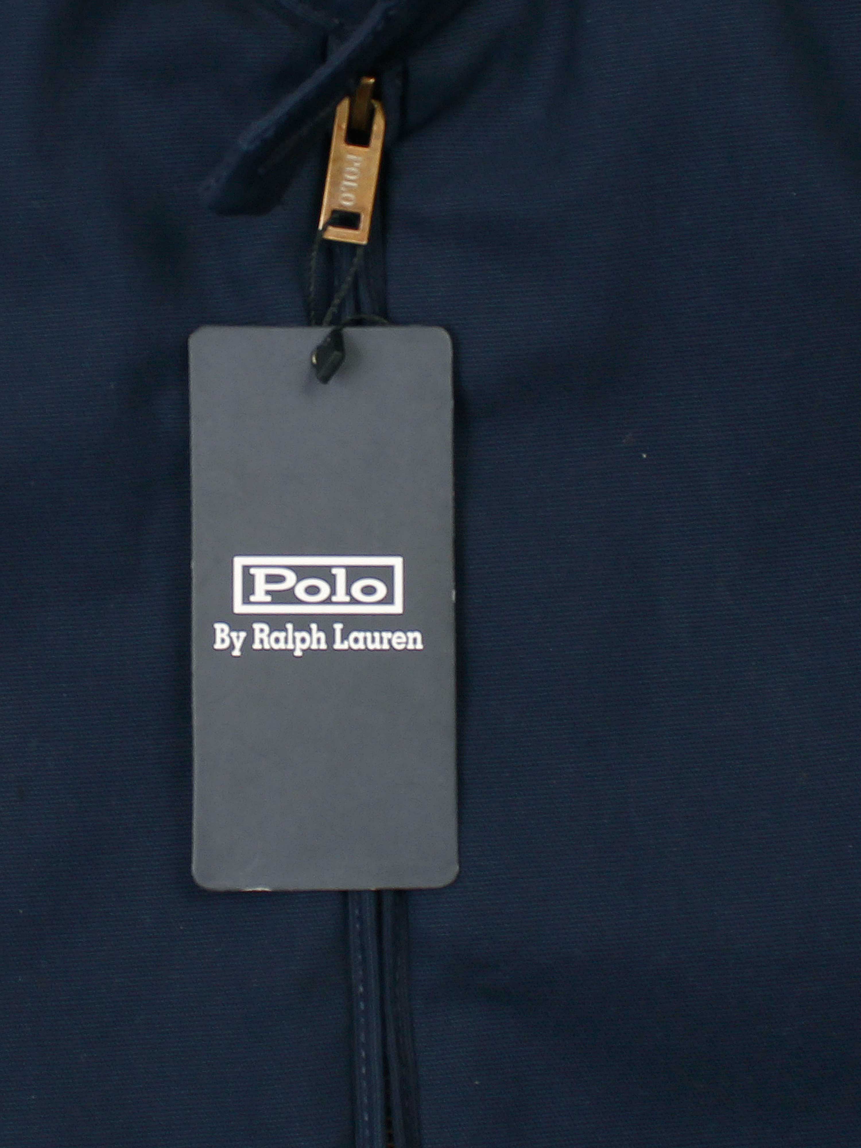Brandahub Cotton Jackets PRL Cotton Twill Jacket (collar) (Navy blue)