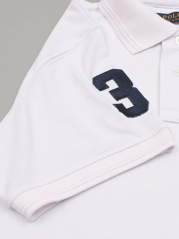 RL triple pony polo-white