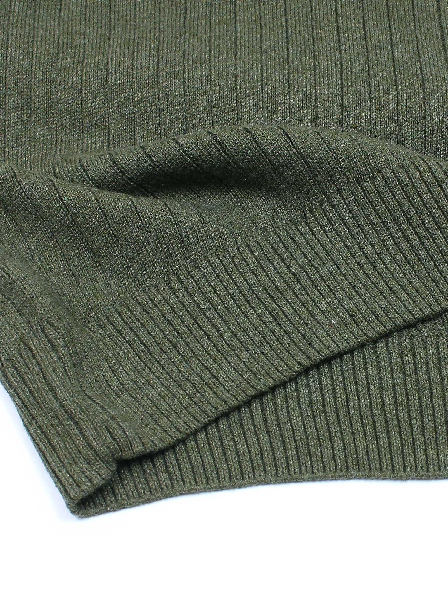 Th knit polo- olive green