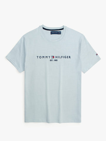 Brandahub T-shirts premium th embroidery t-shirt sky blue