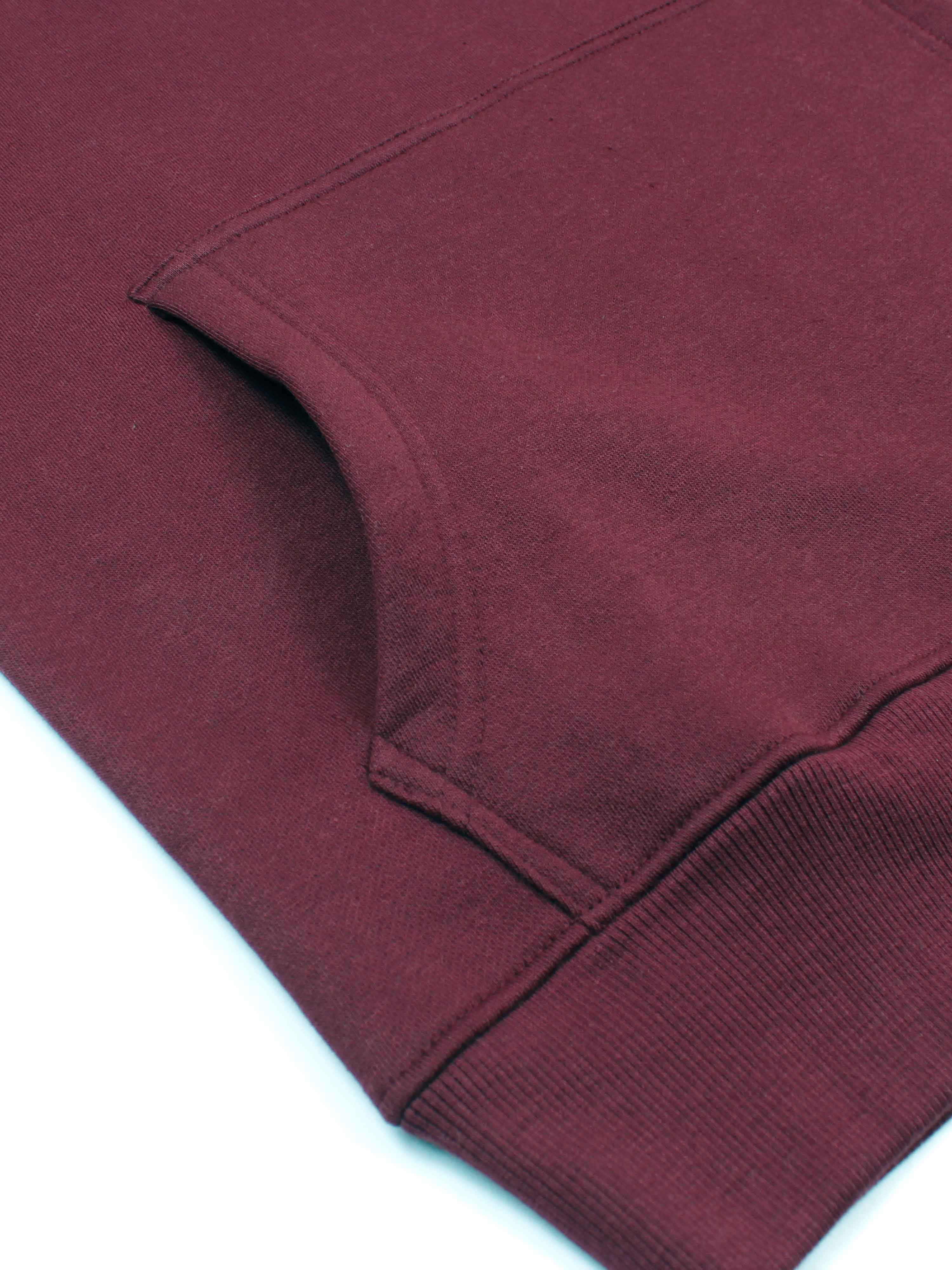 Brandahub sweartshirts premium Rl Fleece hoodie (maroon)