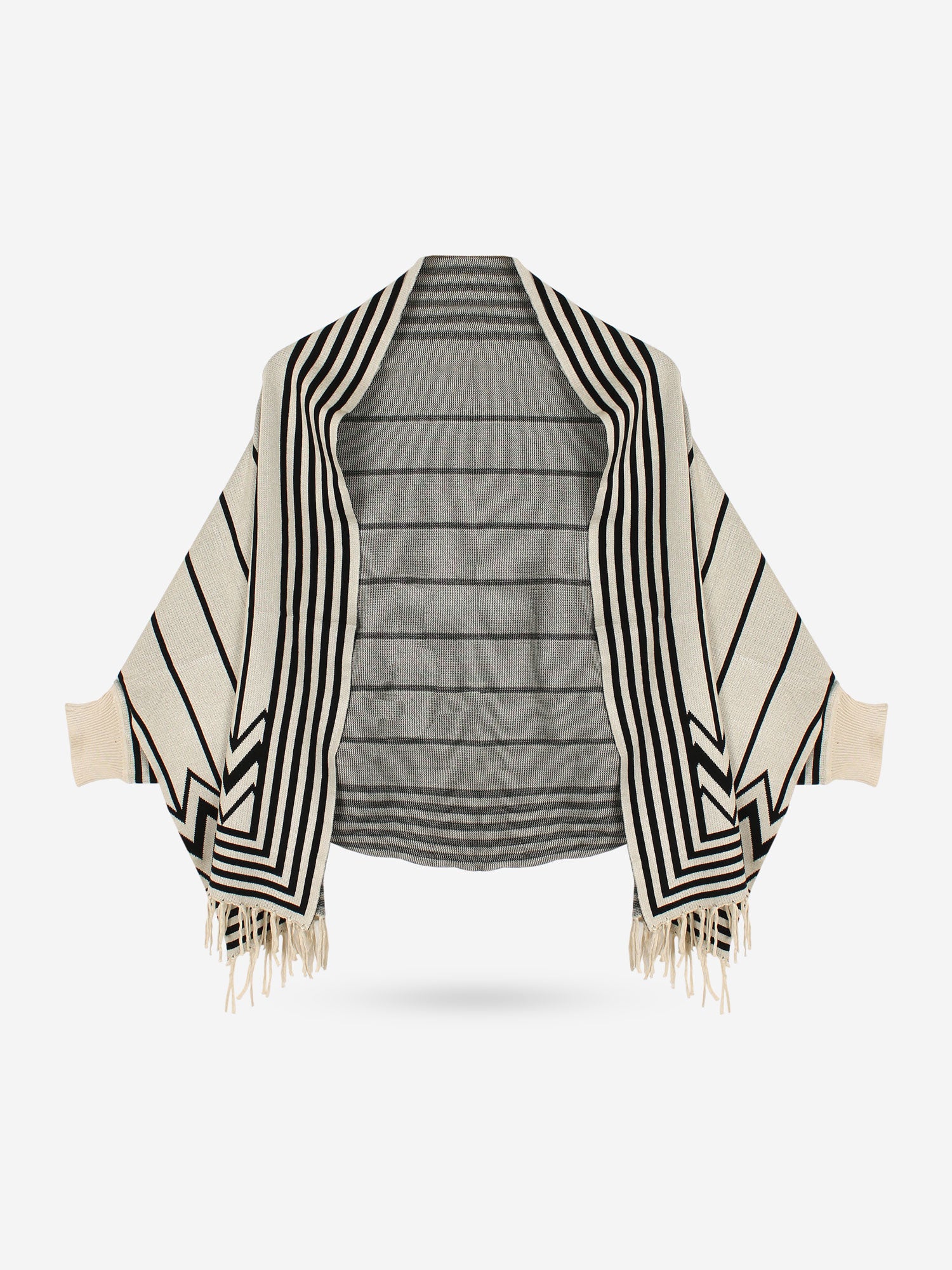 The Metropolis Graphic Stripe 3-Piece Set (Cream)