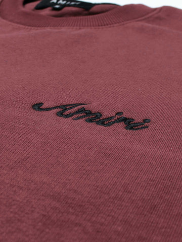 A.m.i.r.i Fleece Sweatshirt (Maroon) unisex