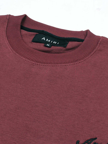 A.m.i.r.i Fleece Sweatshirt (Maroon) unisex