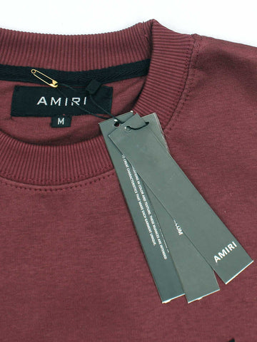 A.m.i.r.i Fleece Sweatshirt (Maroon) unisex